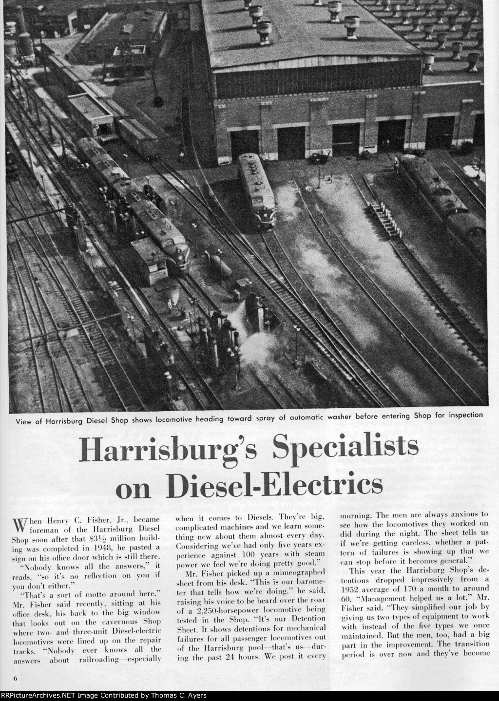 Harrisburg's Diesel Specialists, Page 6, 1953